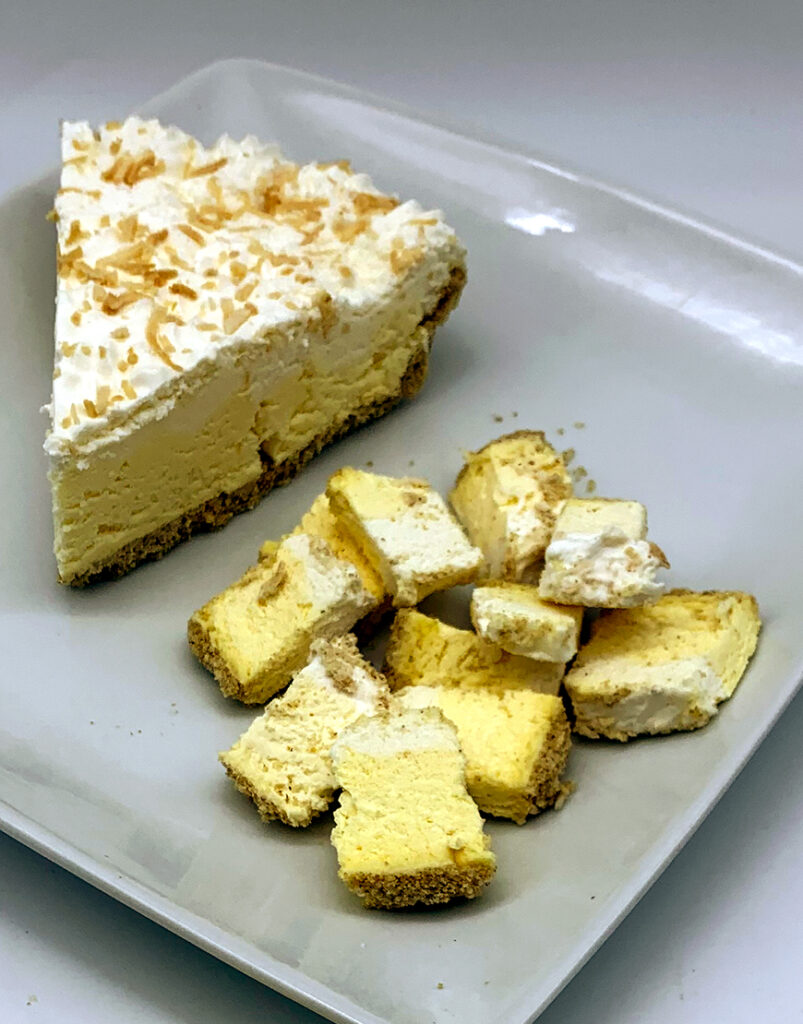 freeze dried coconut cream pie